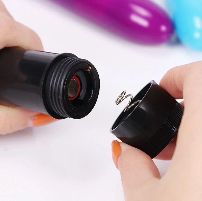 Velvate Vibe Bullet Vibrator – Classic Mini Massager for Personal Pleasure, Waterproof & Battery Operated (Black)