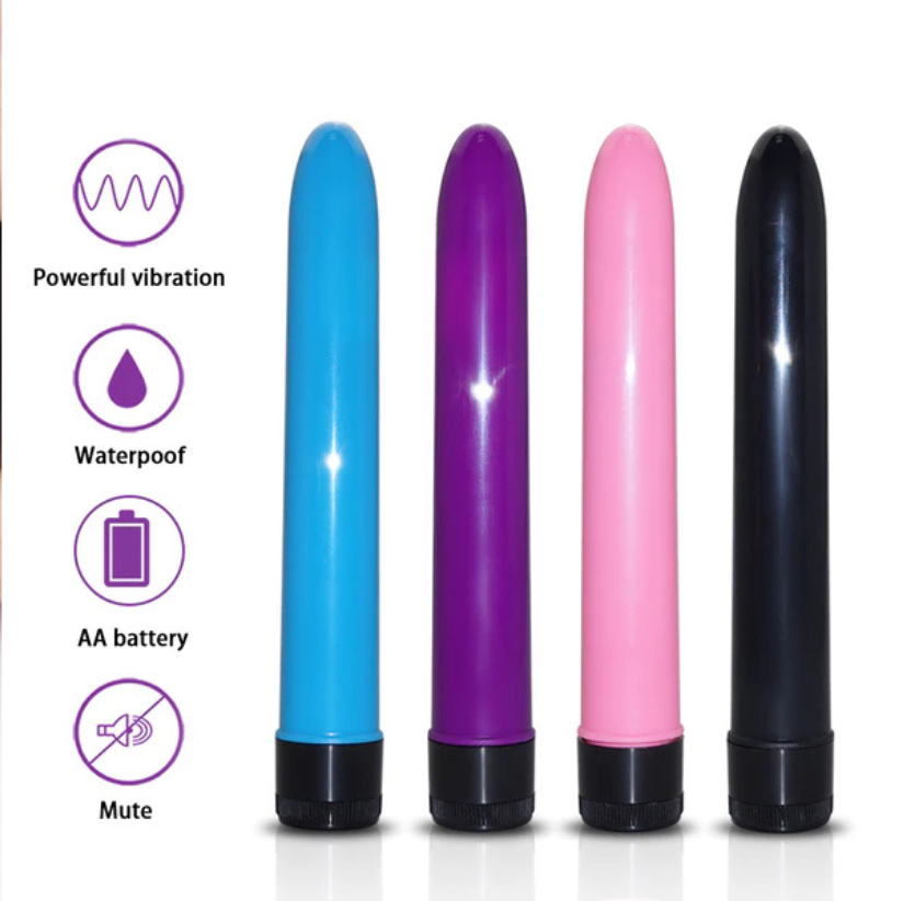 Velvate Vibe Bullet Vibrator – Classic Mini Massager for Personal Pleasure, Waterproof & Battery Operated (Black)