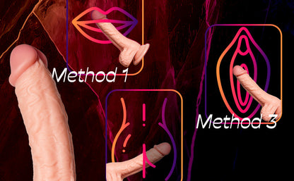 Thrusting Realistic Dildo Sex Toys