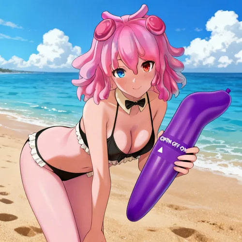 Velvate Vibe DOLPHIN Magic Wand Vibrating Massager Mini Size Battery Operated women